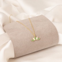 Dkmn Gümüş Mineli Lotus Kolue