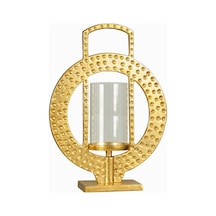 Vitale Abass Dekoratif Mumluk Gold 32x11x44 Cm Ak.ıu0380