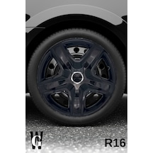Renault Safrane 16 İnç Jant Kapağı 4 Adet Siyah S105