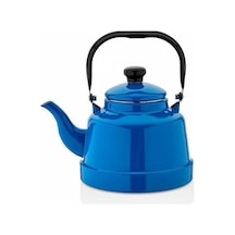 Emaye Nostalji Tekli Mavi Çaydanlık 2,5 Litre Mavi