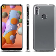 FitCase Samsung Galaxy A11 (A115) Uyumlu Kamera Korumalı Silikon Arka Kapak Kılıf
