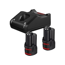 Bosch 2 x GBA 3.0Ah Akü GAL 12V-40 Hızlı Şarj Cihazı - 1600A019RD