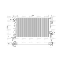 Opel Corsa E Motor Radyatoru 1.4 2015-2019 B14xel D14xel Valeo 733114