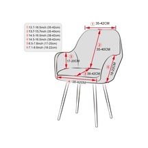 Gümüş Su Geçirmez Yüksek Koltuk Kapak Elastik Yemek Sandalyesi Slipcovers Yıkanabilir Ofis Koltuğu Sandalye Kapakları Mutfak Ev Için Kapakları