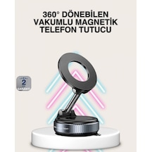 Güçlü Mıknatıslı Vakumlu Araç Telefon Tutucu Alüminyum Gövde Çok Renkli
