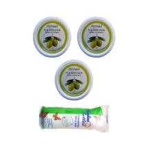 Dermokil Zeytinyağlı El Kremi 3 x 220 ML + Makyaj Pamuğu