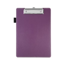 Sekreterlik,a5 Küçük Boy,kapaksız,a5 Clipboard Vegan Suni Deri,17,5x24,5 Cm.,lila/mor