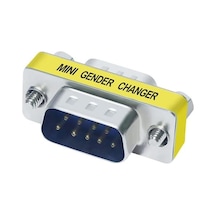 Powermaster Pm-5455 Db9 Rs232 Erkek-erkek M2m 9 Pin Çevirici Ara Adaptör