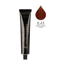 Perfect Shine Permanent Profesyonel Saç Boyası 100 ML Açık Tarçın Bakır/Sultan Bakırı Copper Gold