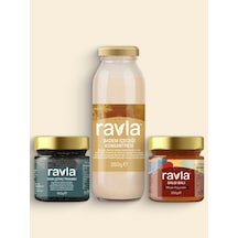 3'lü Ürün - Ravla Chia Tohumu 150g / Badem İçeceği 250g / Meşe Balı 250g