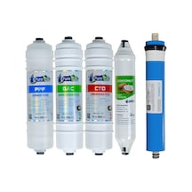Aquames Puretech 5'li Filtre Seti Membranlı