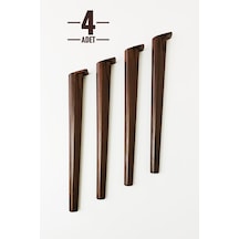 Plastik Zigon Sehpa Ayağı 45cm Ceviz (4adet)