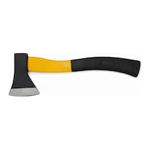 Aksu Profesyonel Kauçuk Saplı Balta 35cm Sap 8cm Kesim Ağzı Sarı-siyah