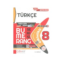 Günay 8. Sınıf Bumerang Türkçe Etkinlikli Kitap