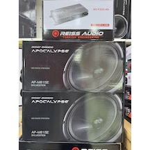 Apocalypse M81se 20cm Iki Takım Midrange 340wat Rs-f200.4d 4 Kanallı 2 Ohm 4x180rms Oto Anfi