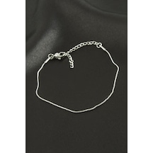 Zenviac456 Yılan Zincir Çelik Bileklik Zenviac45678 Gümüş Rengi
