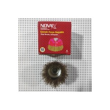Novax Çanaklı Fırça Saçaklı Daire Fırça Çanak Tip 65 Mm 1 Adet
