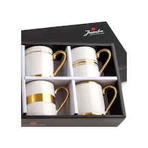 Luces Gold 4 Kişilik Kahve Fincan Takımı Acı Kahve