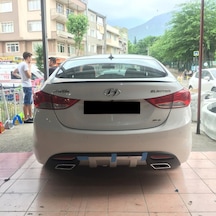 Hyundai Elentra Spoiler Bagaj Üstü Çıta. Parlak Siyah