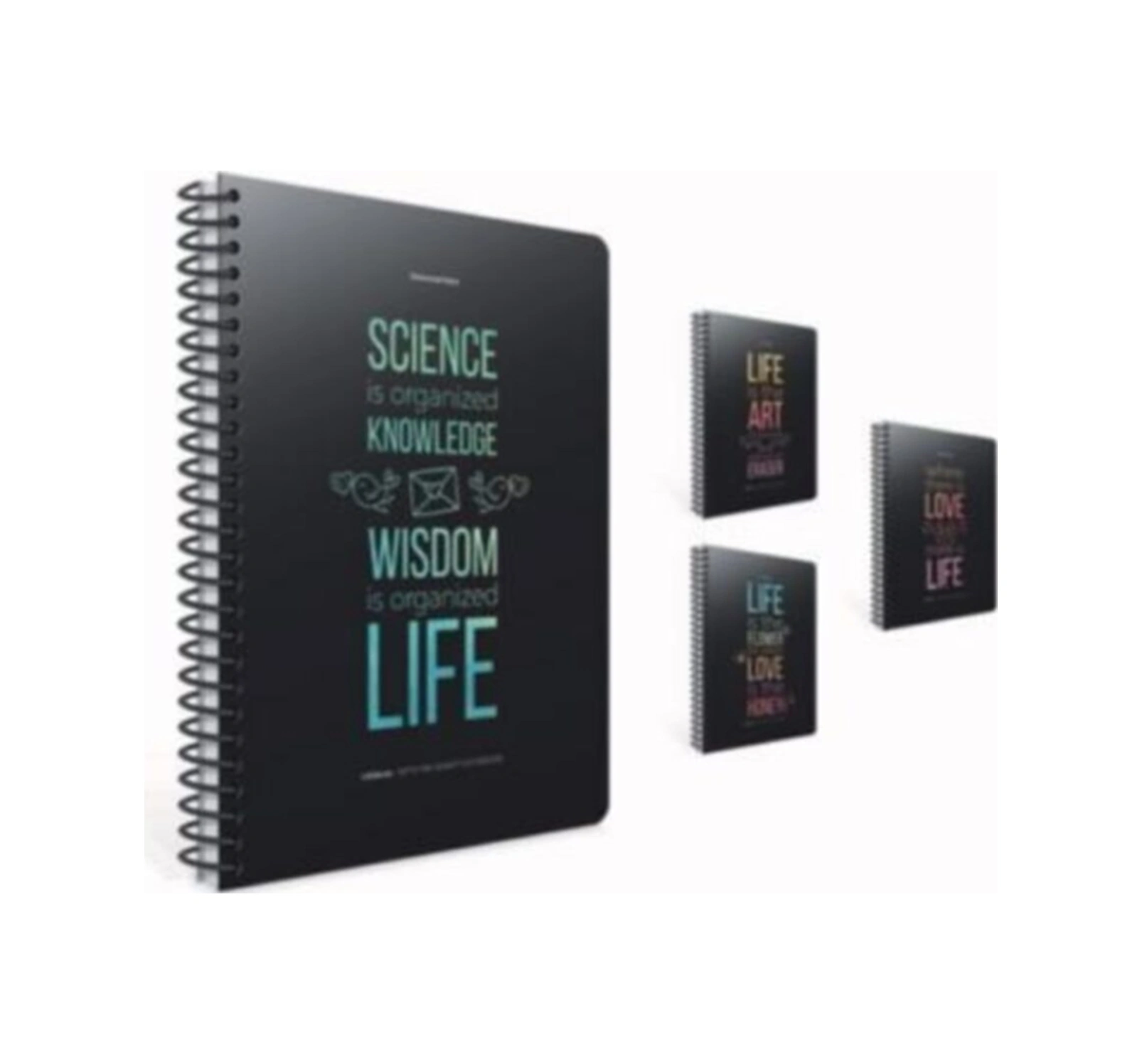 Lıfe Book 19 26 3 Adet 100yp. Kareli Karton Kapaklı Defter