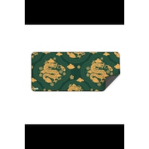 Hawk Green Dragon 90x40 Mouse Pad