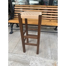 Ahşap Hasır Örgü 80 Cm. Bar Taburesi (455794254)