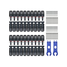 Youmex Güneş Paneli Bağlantı Seti - 20 Çift Ip67 Mc4 Konnektör + Anahtar