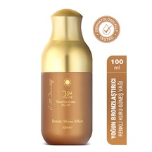 Hill Beauty Işıltılı Bronzlaştırıcı Kuru Güneş Yağı 100 ML
