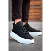 Le10 Bağcıklı Erkek Yüksek Taban Siyah Spor Bot bb-le10-siyah-10846 001