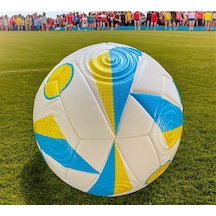 Avrupa Futbol Şampiyonası Maç Topu Kabartmalı Yüzey Halı Saha Çim Çok Renkli