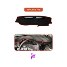 Peugeot 106 Uyumlu Torpido Örtüsü Güneşten Korur Kolay Montaj Tam Uyum Oto Aksesuar T70 Kahverengi