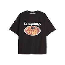 Kalic Studio Y2k Vintage Pickles Baskılı Siyah T-shirt Kod 222 Siyah-222