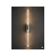 Bubblelight Large 51 Cm Modern Tasarım Led Aplik - Duvar Lambası - Antrasit Gri - Elektrikli - Günışığı Çok Renkli