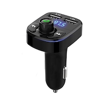 Araç Bluetooth Fm Transmitter Cihazı Araba Mp3 Çalar Oto Çakmaklık Şarj Aleti Müzik Kiti