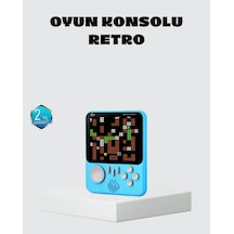 666 Oyunlu Retro Mini Oyun Konsolu 3.5&quot Lcd Ekran Ve Çift