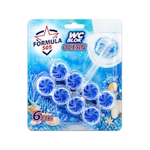 Formula 505 100gr 4 Hafta 4'lu X 2 Adet 6etki Kireç Önleyici Ocean Köpük Wc Blok Hoş Koku Kir Gider - 12'li Paket