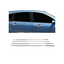 Ford Focus 1 Hb Krom Cam Çıtası Tk 1998-2005 4Prç Paslanmaz Çelik N11.4249