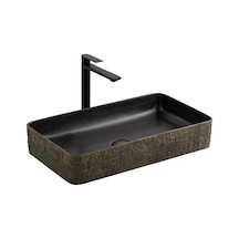 E-4061s Tezgah Üstü Lavabo Siyah