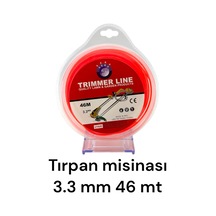 Tırpan Makinası Aksamı Tırpan Misinası 3.3 Mm 46 Mt 6 Köşe