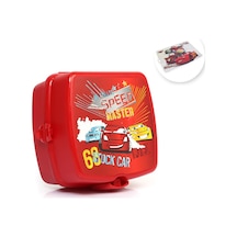 Ultimate Speed Cars Yemek Kabı + Amerikan Servis - Cars Beslenme Kabı - Yemek Kabı Çok Renkli