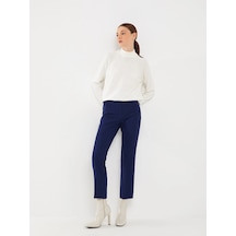 Lc Waikiki Lcw Modest Lacivert Kadın Standart Fit Düz Pantolon Lıght Navy