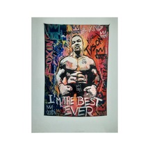 Mike Tayson - İ Am The Best Ever Desenli Tasarım Duvar Halısı
