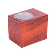 Tek Yönlü Kare Dekoratif Iç Dış Mekan Bahçe Balkon Salon Teras Veranda Aplik - Eskitme Kasa Bakır