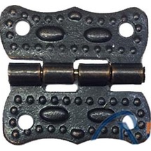 Papatya Menteşe - Küçük 20x20 Mm, Antik, 1 Adet Renkli
