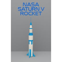 Saturn V Model Kit Card - Eğitici Oyuncak