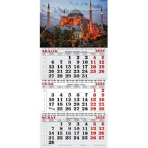2026 Yılı Gemici Takvimi- Ayasofya Camii'de Gece