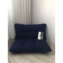 Petek Önü Palet Yer Minderi İkili Takım Lacivert Lacivert