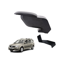 Dacia Logan Mcv 2008 Delmesiz Çelik Ayaklı Siyah Kolçak Kol Dayama