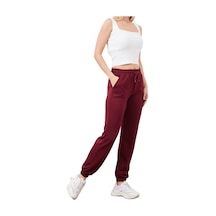 Giyimodam Modal Kumaş Jogger Eşofman Altı Unısex Bordo