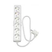 Multi-let 6'lı 9 Metre Topraklı Çocuk Korumalı Kablolu Grup Priz